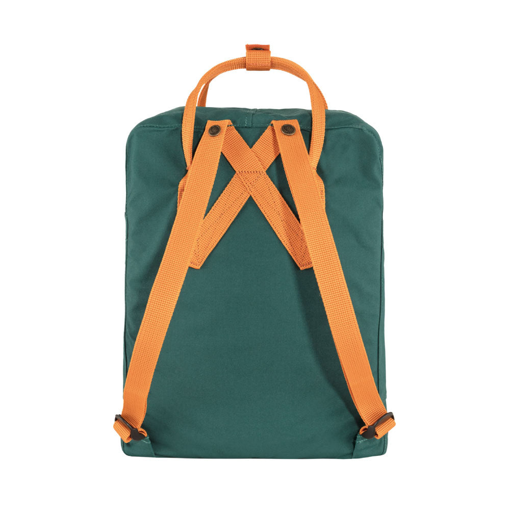 Mochila Fjallraven Kanken Arctic Green-Spicy Orange Unisex