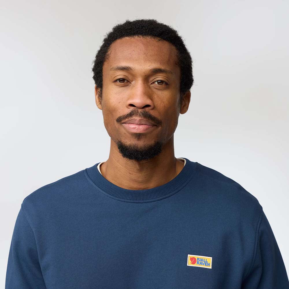 Poleron Fjallraven Vardag Sweater Black Hombre