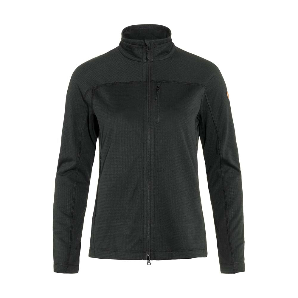 Casaca Fjallraven Abisko Lite Fleece Jacket Black Mujer