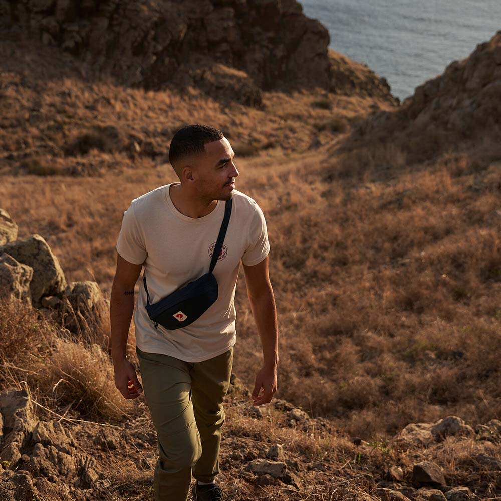 Polo Fjallraven 1960 Logo Indigo Blue Hombre