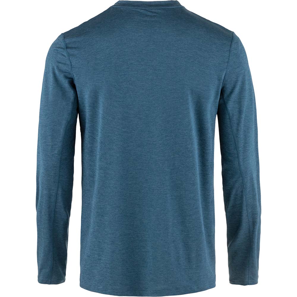Polo Fjallraven Abisko Day Hike Ls M Indigo Blue Hombre