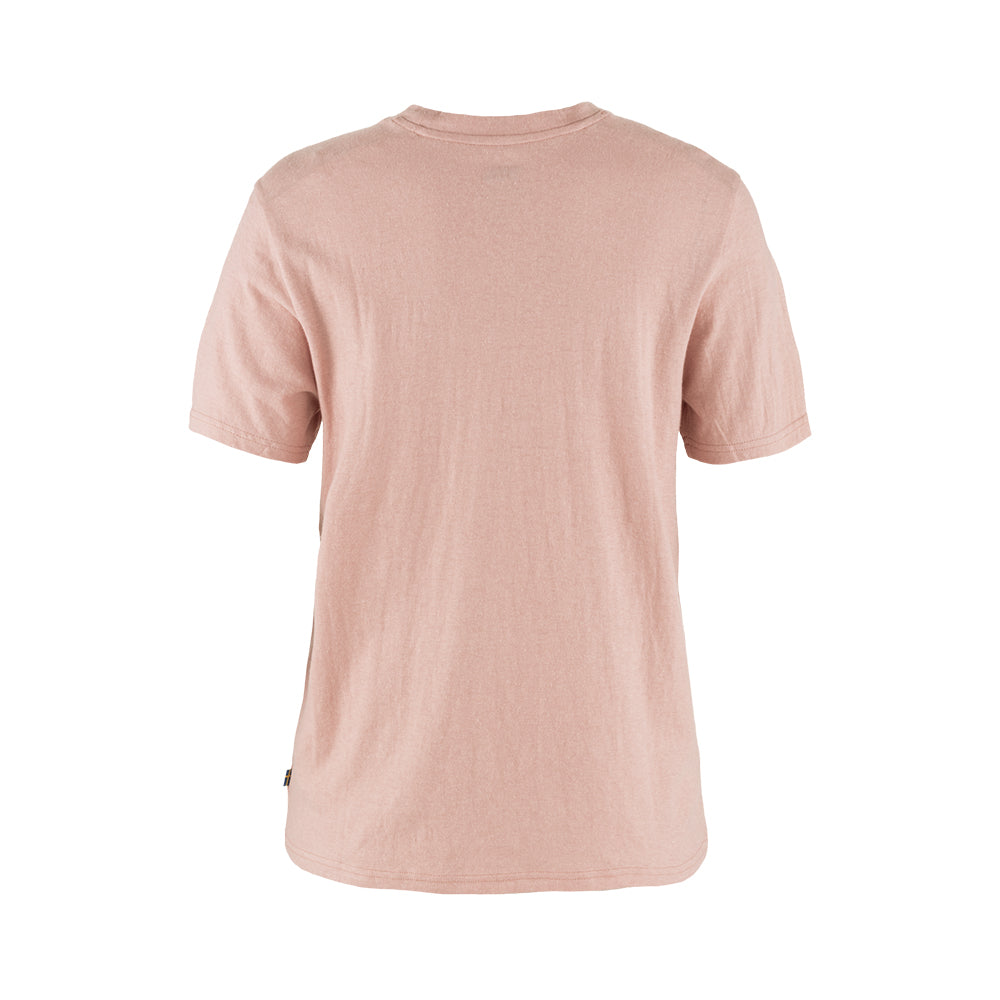 Polo Fjallraven Hemp Blend Chalk Rose Mujer