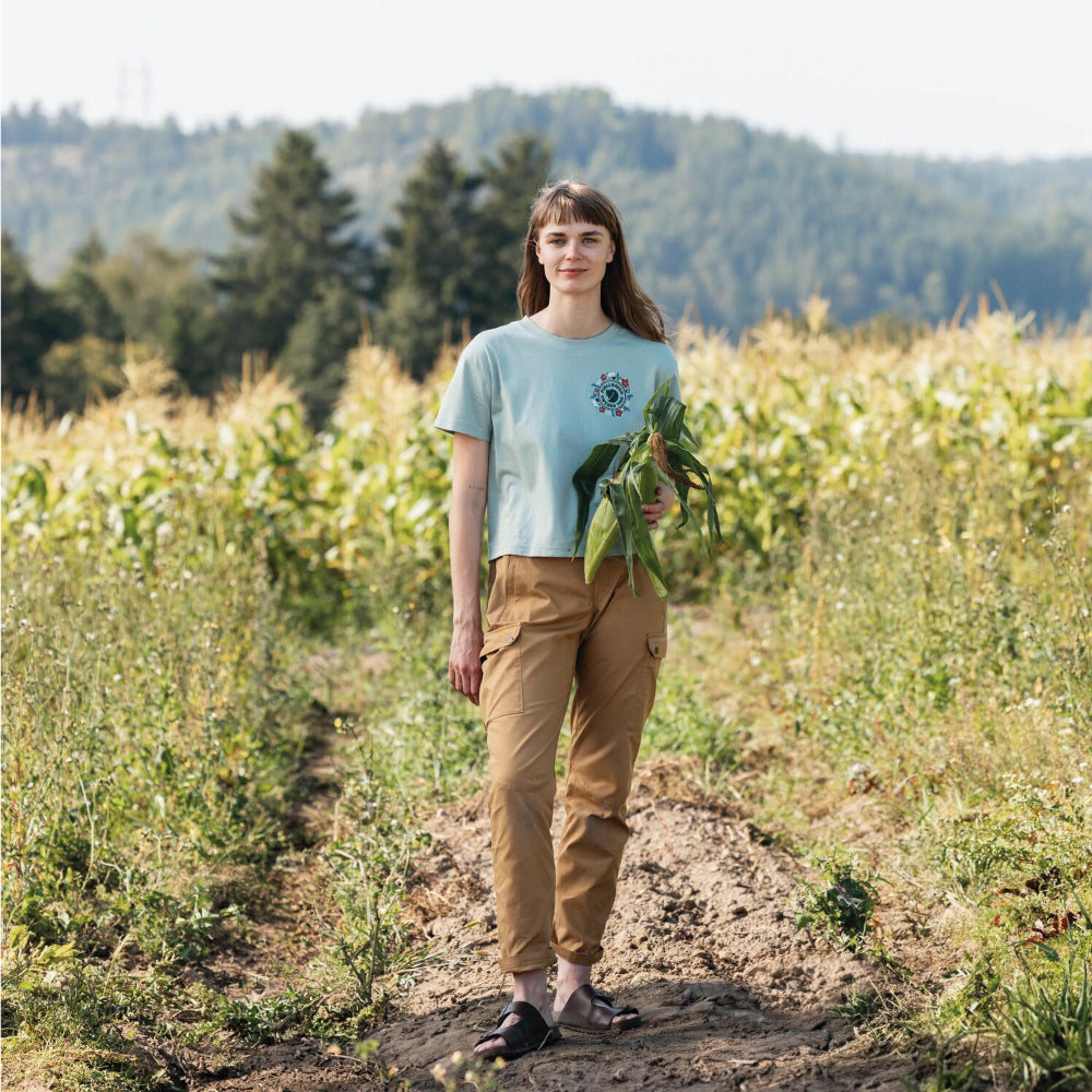 Polo Fjallraven Fjallblomster Logo Mujer
