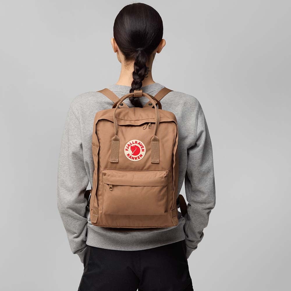 Mochila Fjallraven Kanken Foliage Green-Peach Sand Unisex