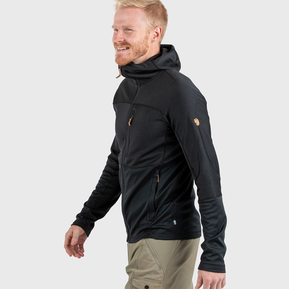 Casaca Fjallraven Abisko Trail Fleece M Black Hombre