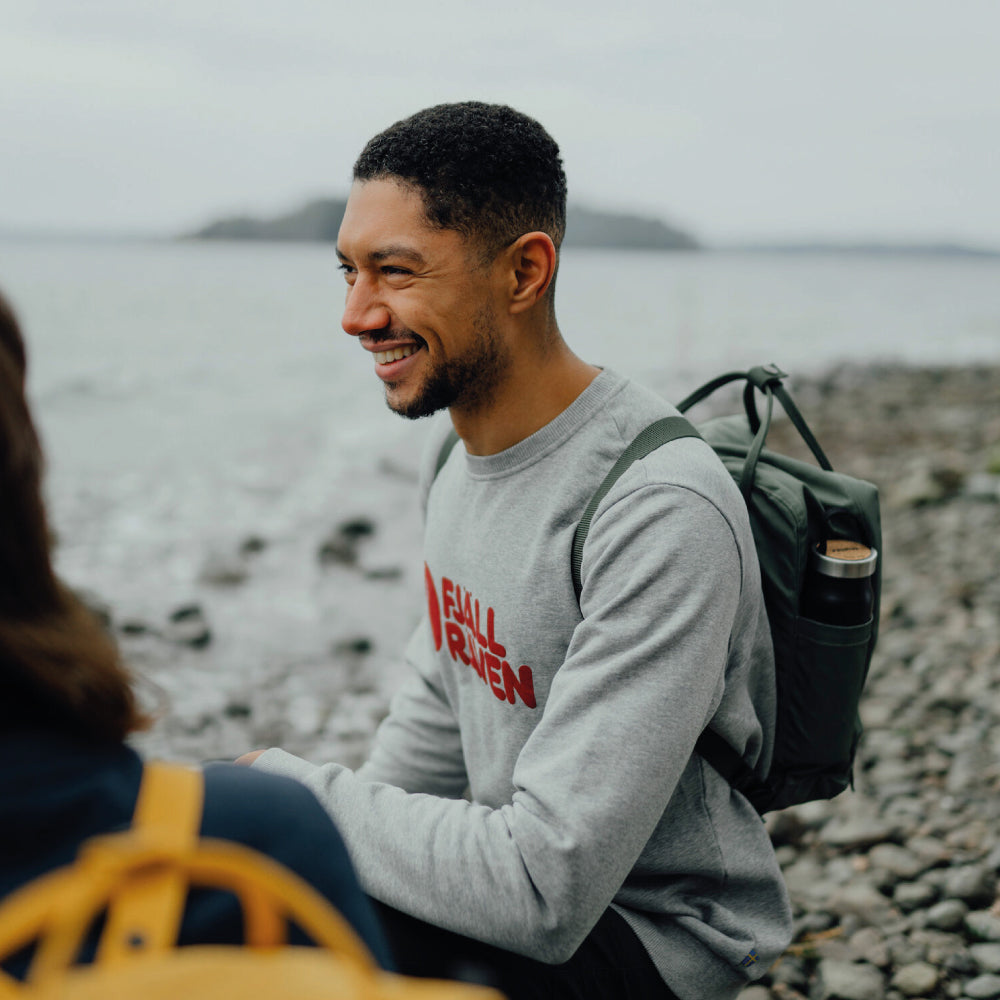 Poleron Fjallraven Logo Sweater Hombre