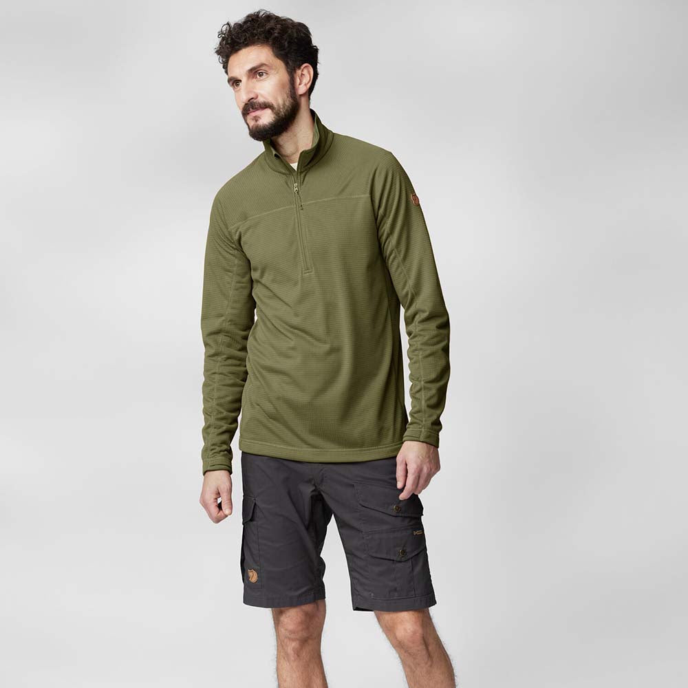 Casaca Fjallraven Abisko Lite Fleece Half Zip Hombre