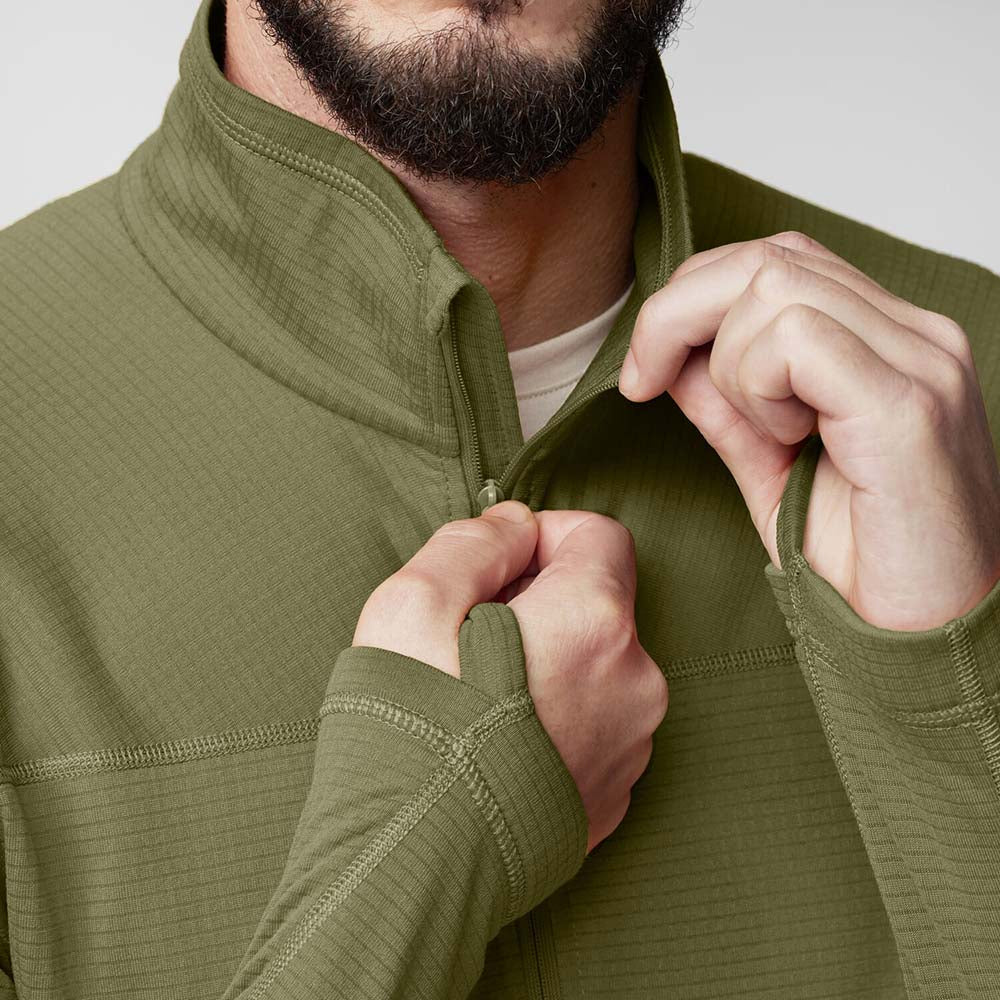 Casaca Fjallraven Abisko Lite Fleece Half Zip Hombre