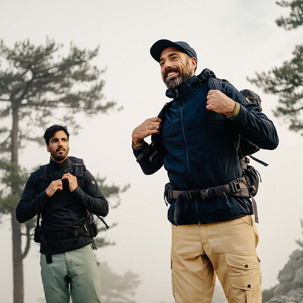 Casaca Fjallraven Abisko Lite Fleece Half Zip Hombre