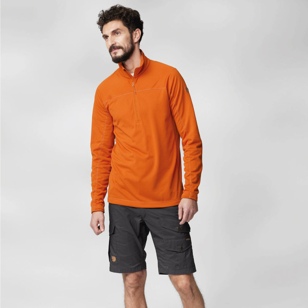 Casaca Fjallraven Abisko Lite Fleece Half Zip Hombre