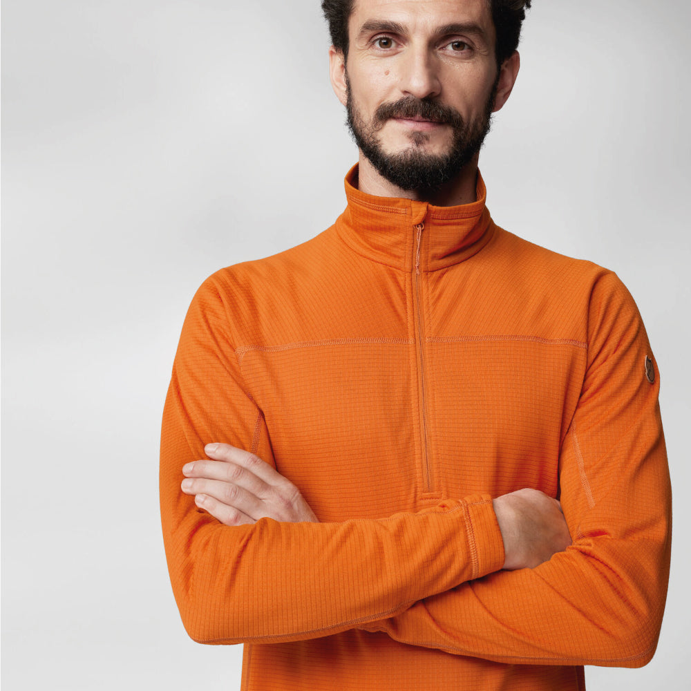 Casaca Fjallraven Abisko Lite Fleece Half Zip Hombre
