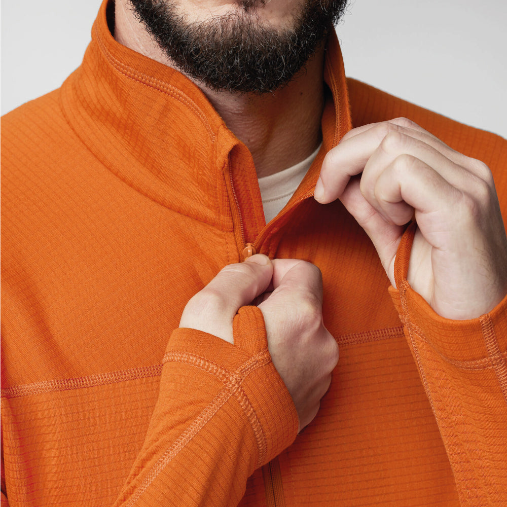 Casaca Fjallraven Abisko Lite Fleece Half Zip Hombre