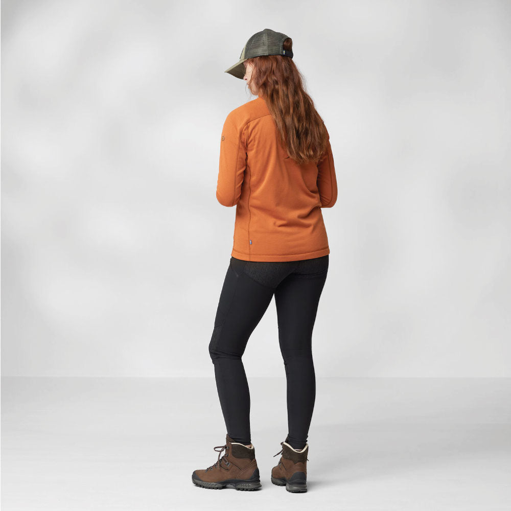 Casaca Fjallraven Abisko Lite Fleece Jacket Black Mujer