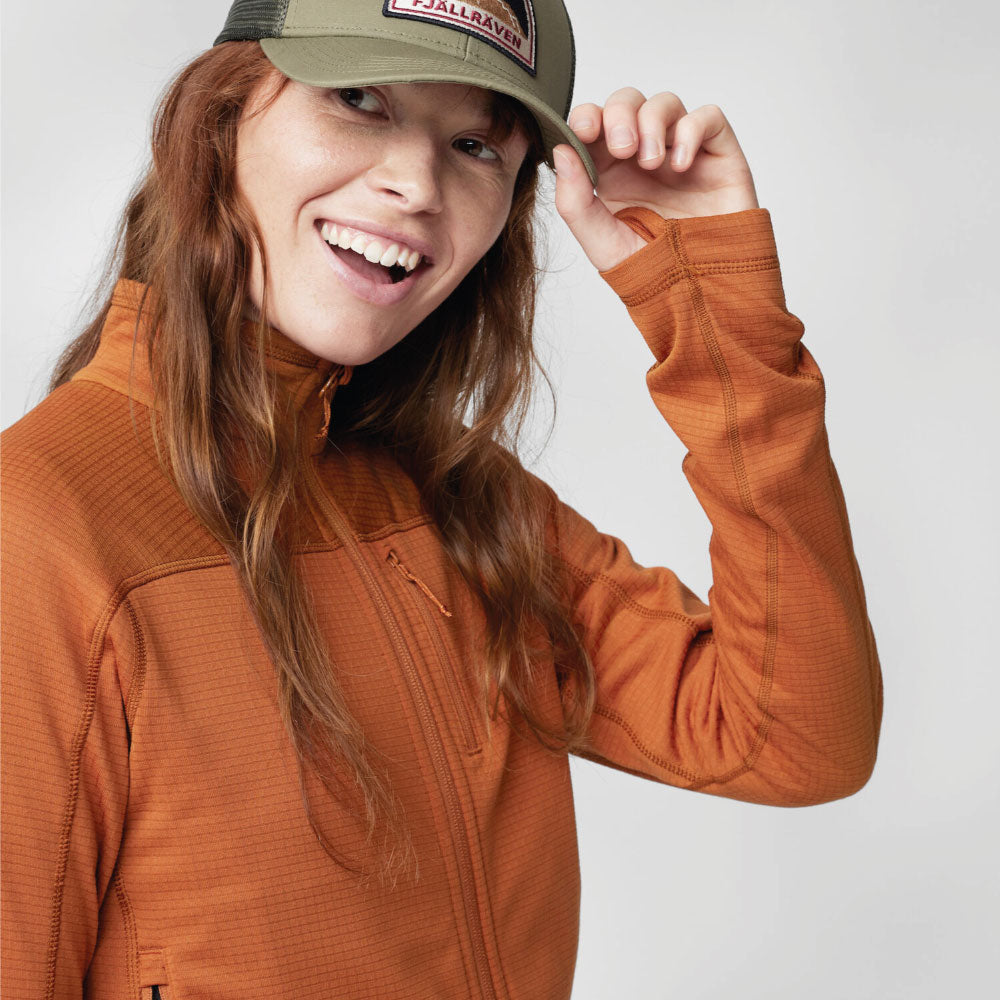 Casaca Fjallraven Abisko Lite Fleece Jacket Black Mujer