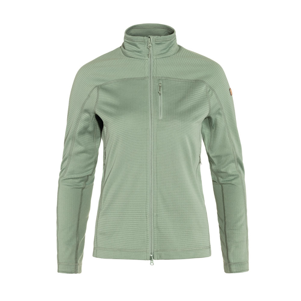 Casaca Abisko Lite Fleece Jacket Misty Green Mujer