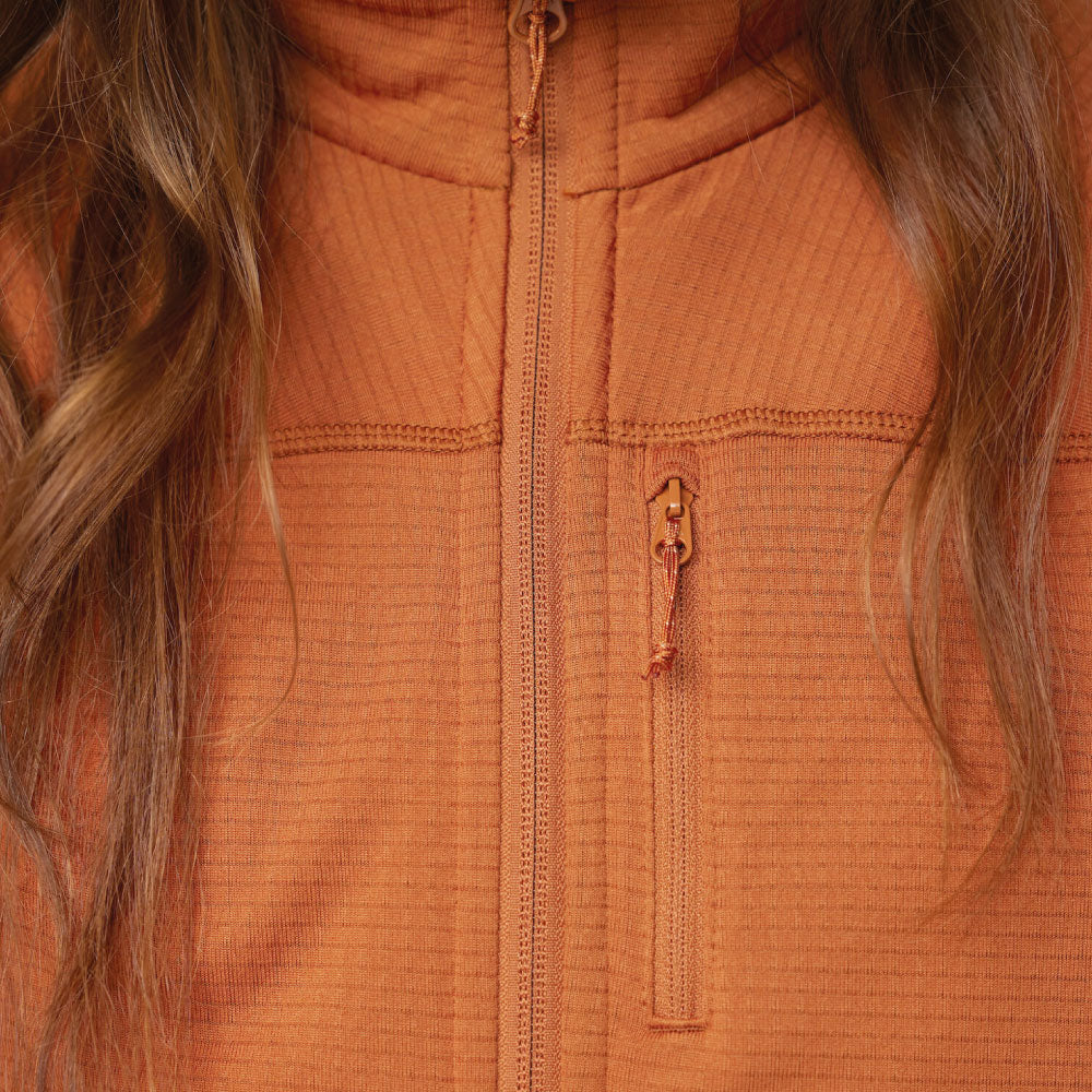 Casaca Abisko Lite Fleece Jacket Misty Green Mujer