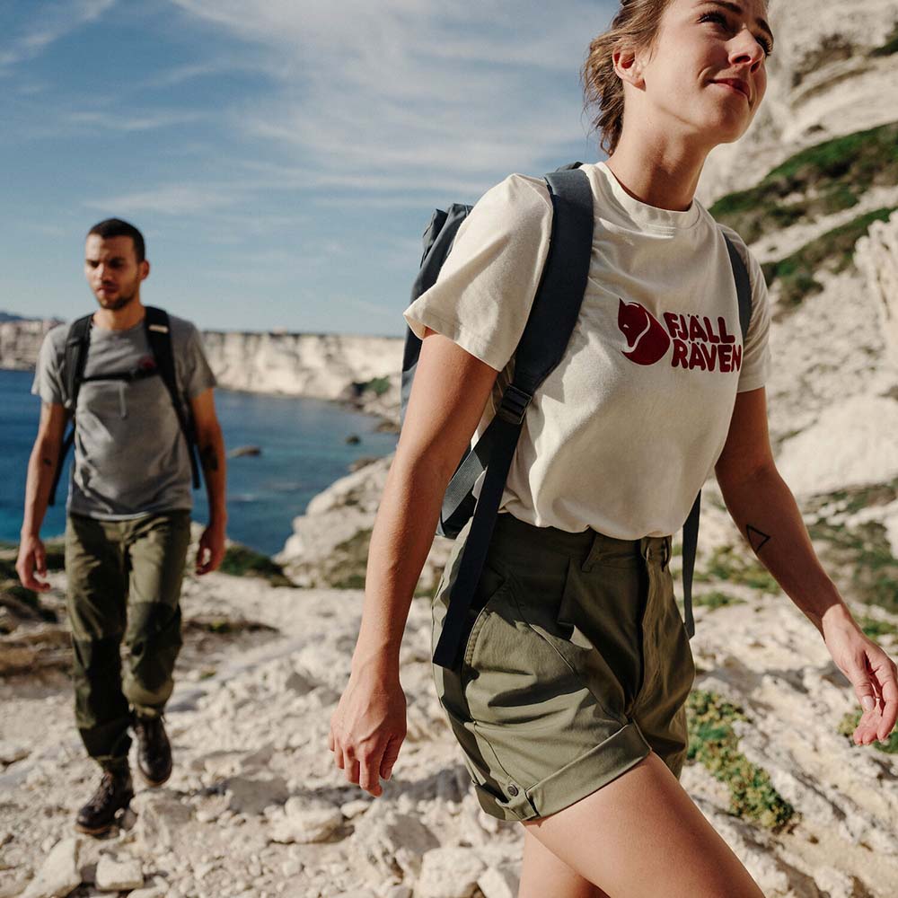 Polo Fjallraven Logo Tee Mujer
