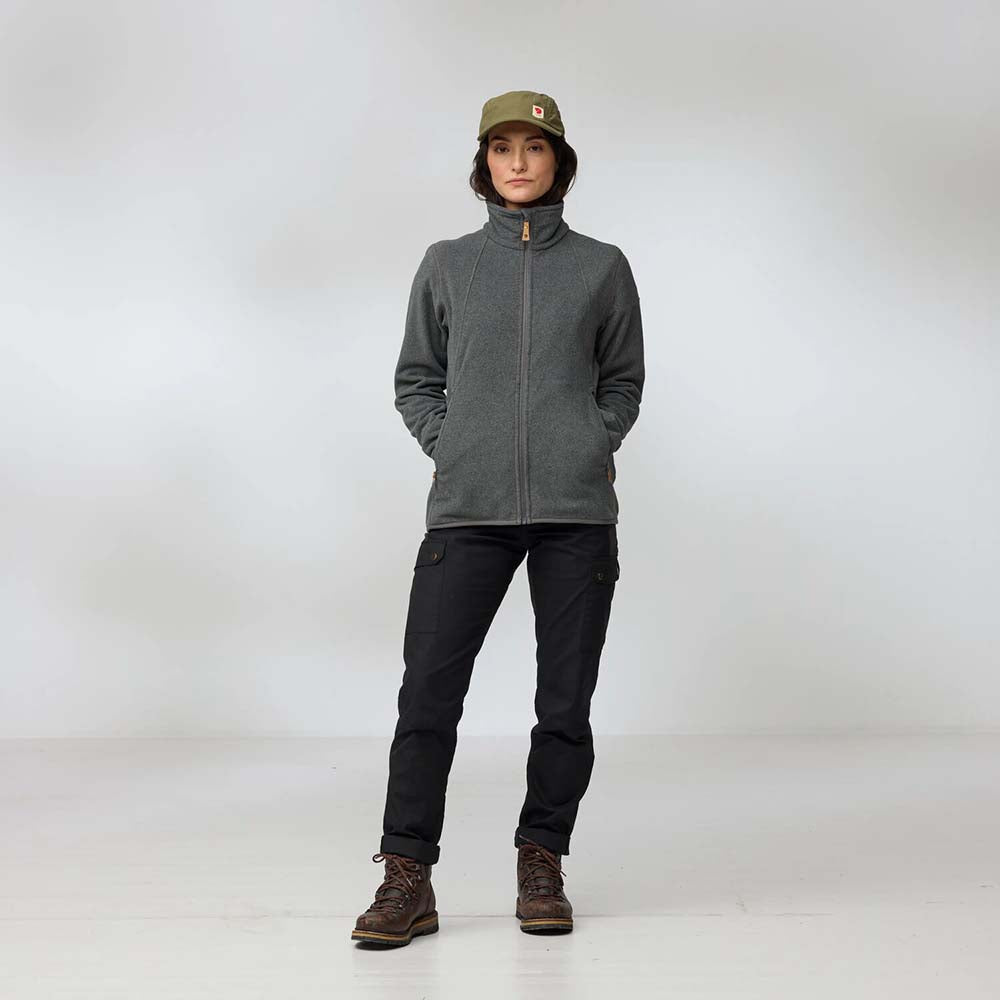 Casaca Fjallraven Stina Fleece Dark Grey Mujer