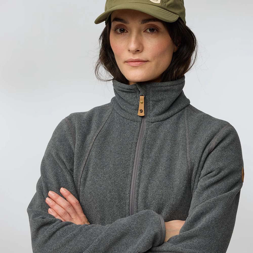Casaca Fjallraven Stina Fleece Dark Grey Mujer